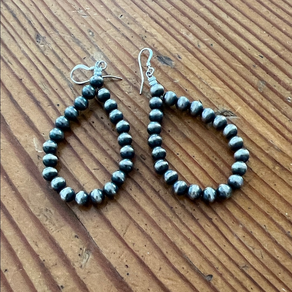 Sterling Silver Bead Earrings